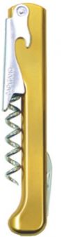 Custom Printed Gold Corkscrew - Elongated High Gloss Handle